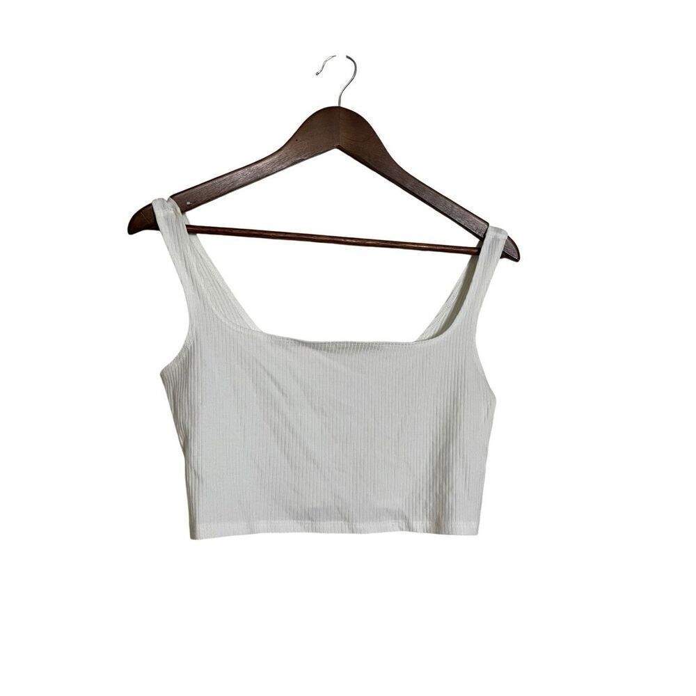 Reformation Molly Crop Top White Woman’s L NWT